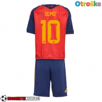 Otroške Nogometnih dresov Španija Dani Olmo #10 Domači SP 2026 Kratki rokavi (+ hlače)